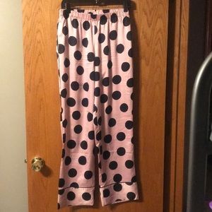 Victoria’s Secret satin pajama bottoms